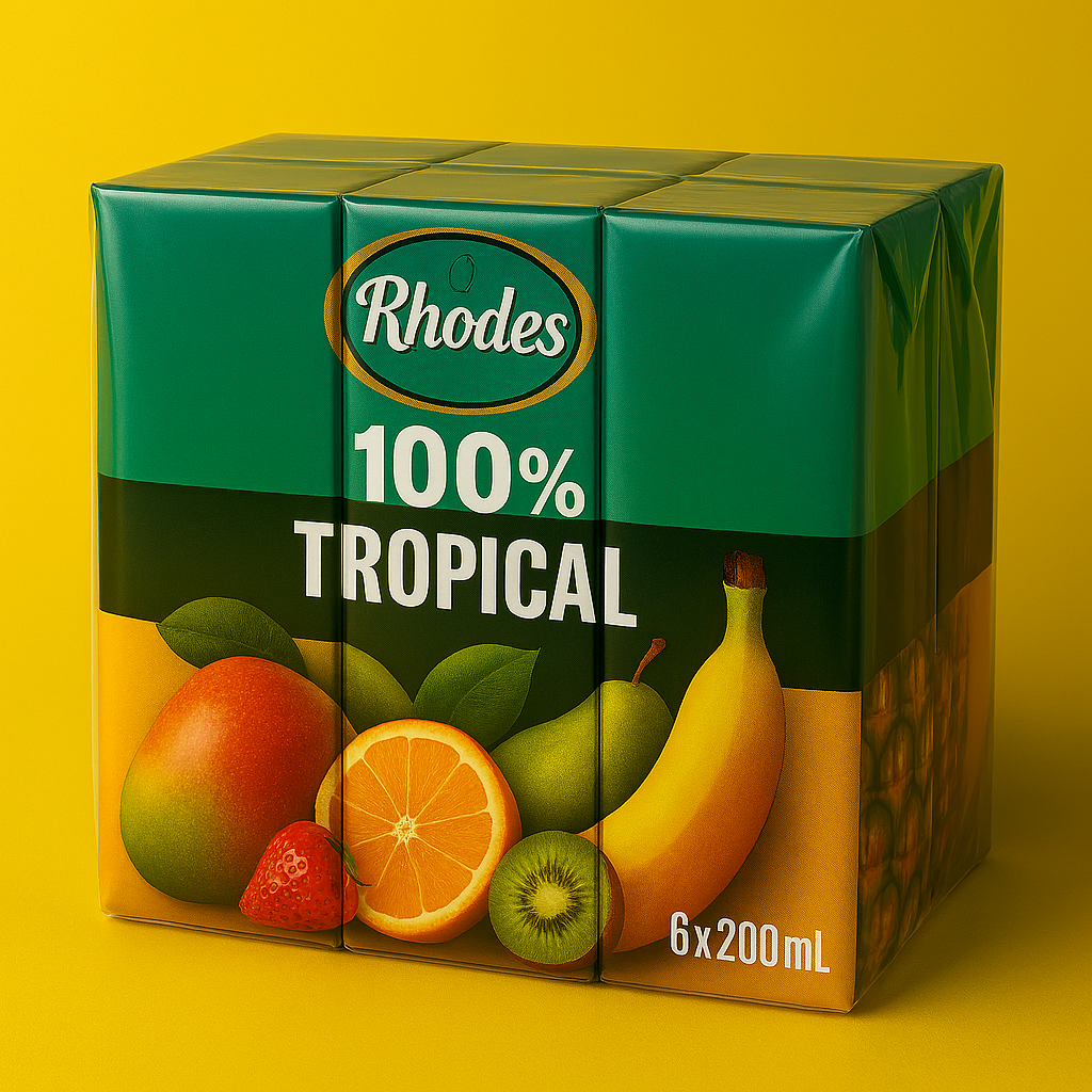 Rhodes 100% Tropical Juice 6-Pack